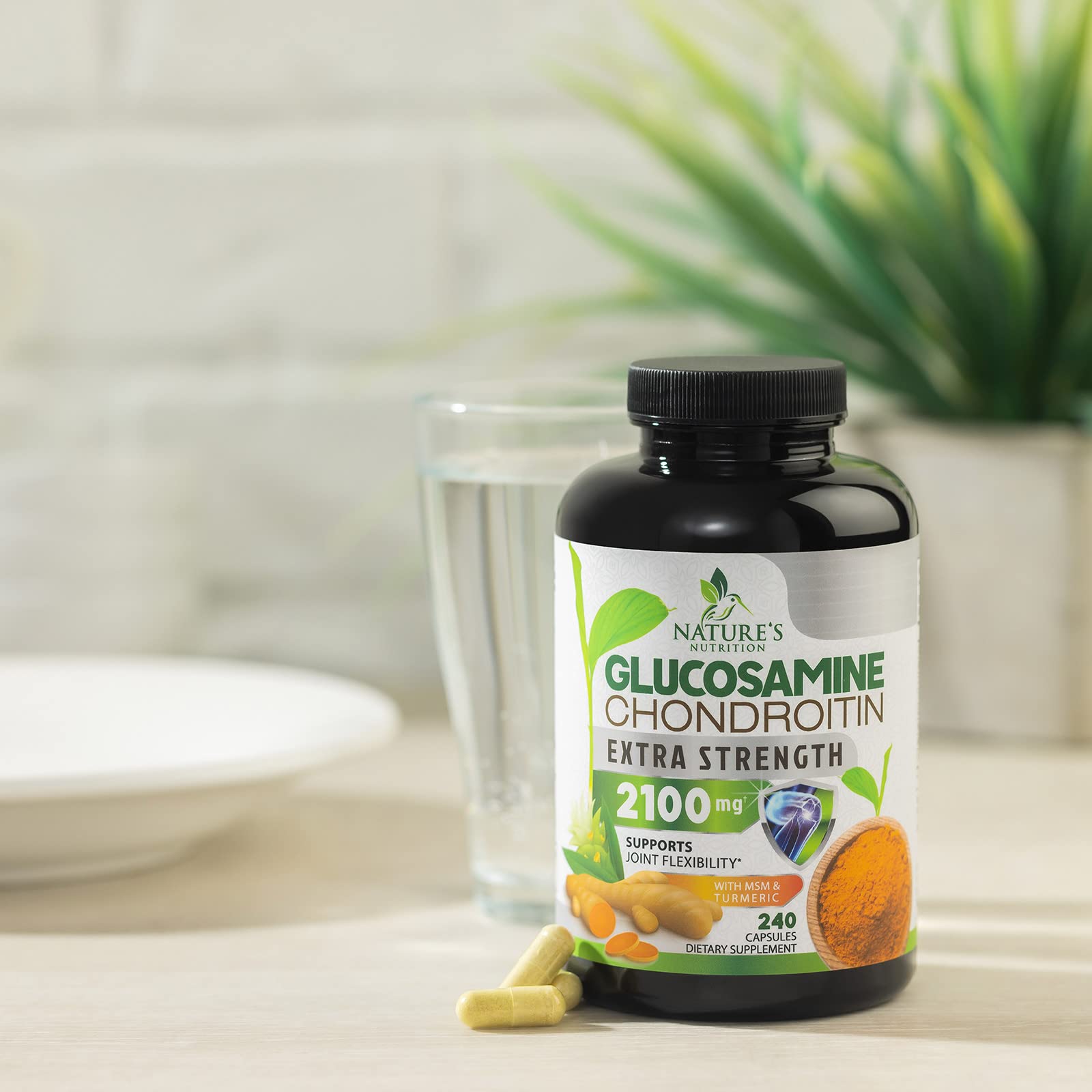 Nature's Nutrition family-friendly joint supplement visual implying shared use.