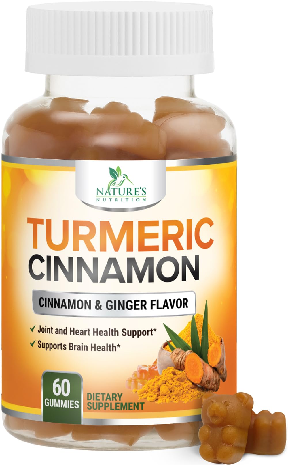 Nature's Nutrition gominolas curcuminoides 95% para movilidad diaria