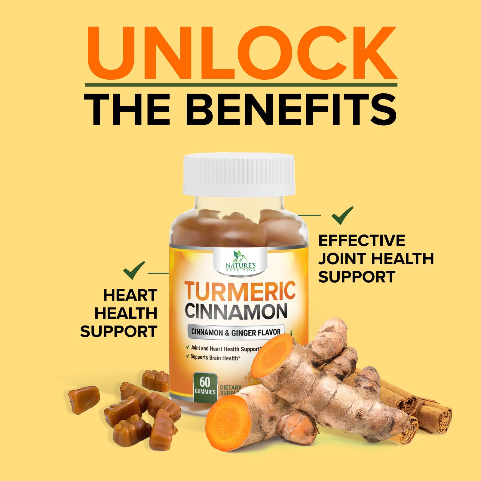 Nature's Nutrition gominolas sin OGM para estilo de vida saludable