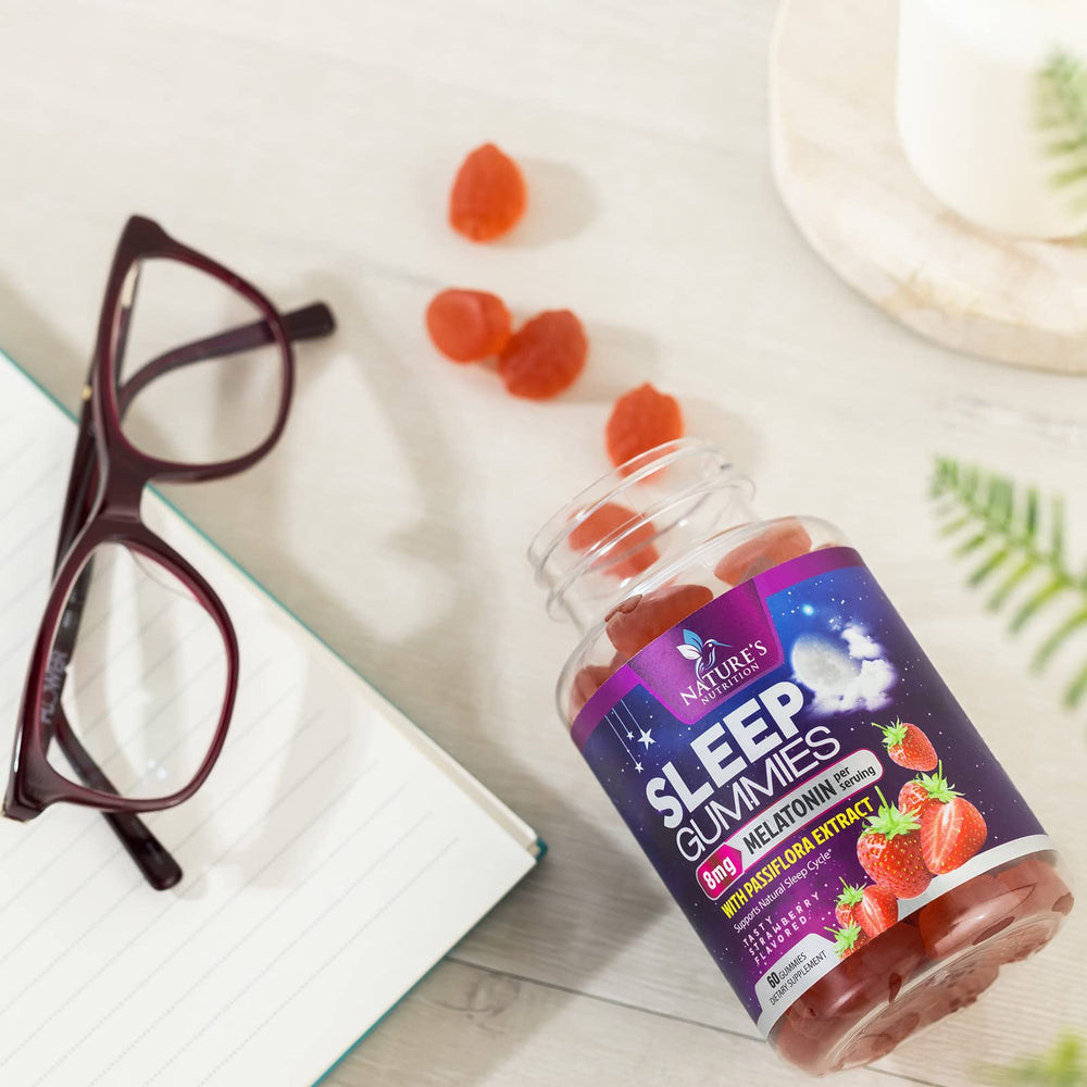 Gominolas Nature's Nutrition para rutina nocturna, apoyo al sueño