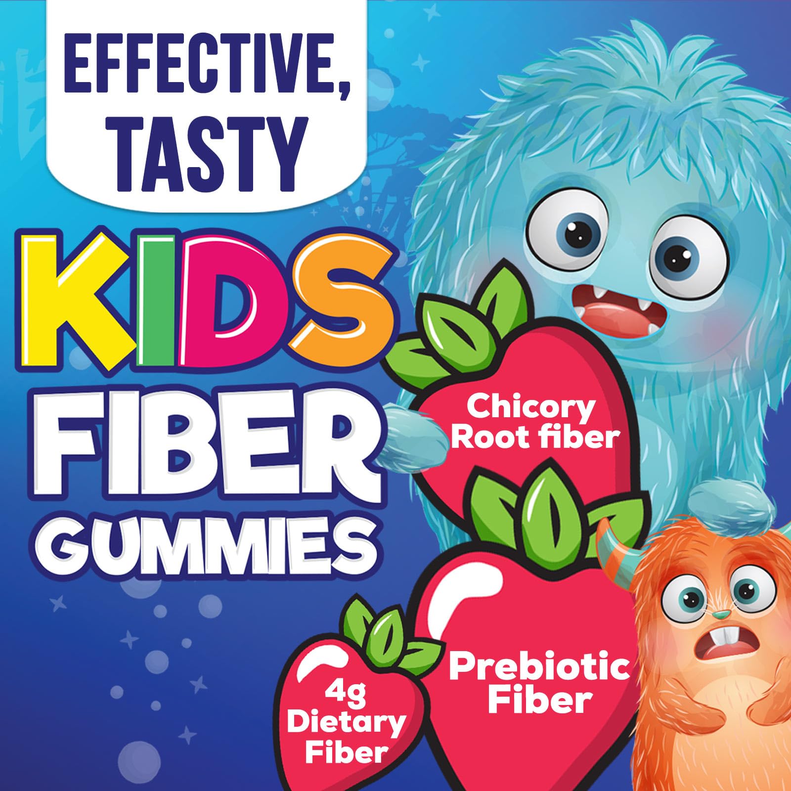 Textura suave de las gomitas Nature's Nutrition para Niños al paladar.