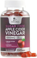 Nature's Nutrition Apple Cider Vinegar Gummies – 1000mg ACV, Vegan, Sugar-Free, Vitamin B12, Non-GMO, 120 Gummies