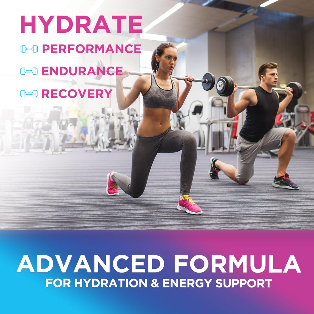 Nature's Nutrition Hydration Electrolyte Gummies bag on shelf invites grab-and-go hydration.