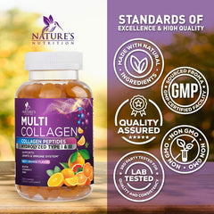 Nature's Nutrition hydrolyzed collagen peptides highlight quick absorption