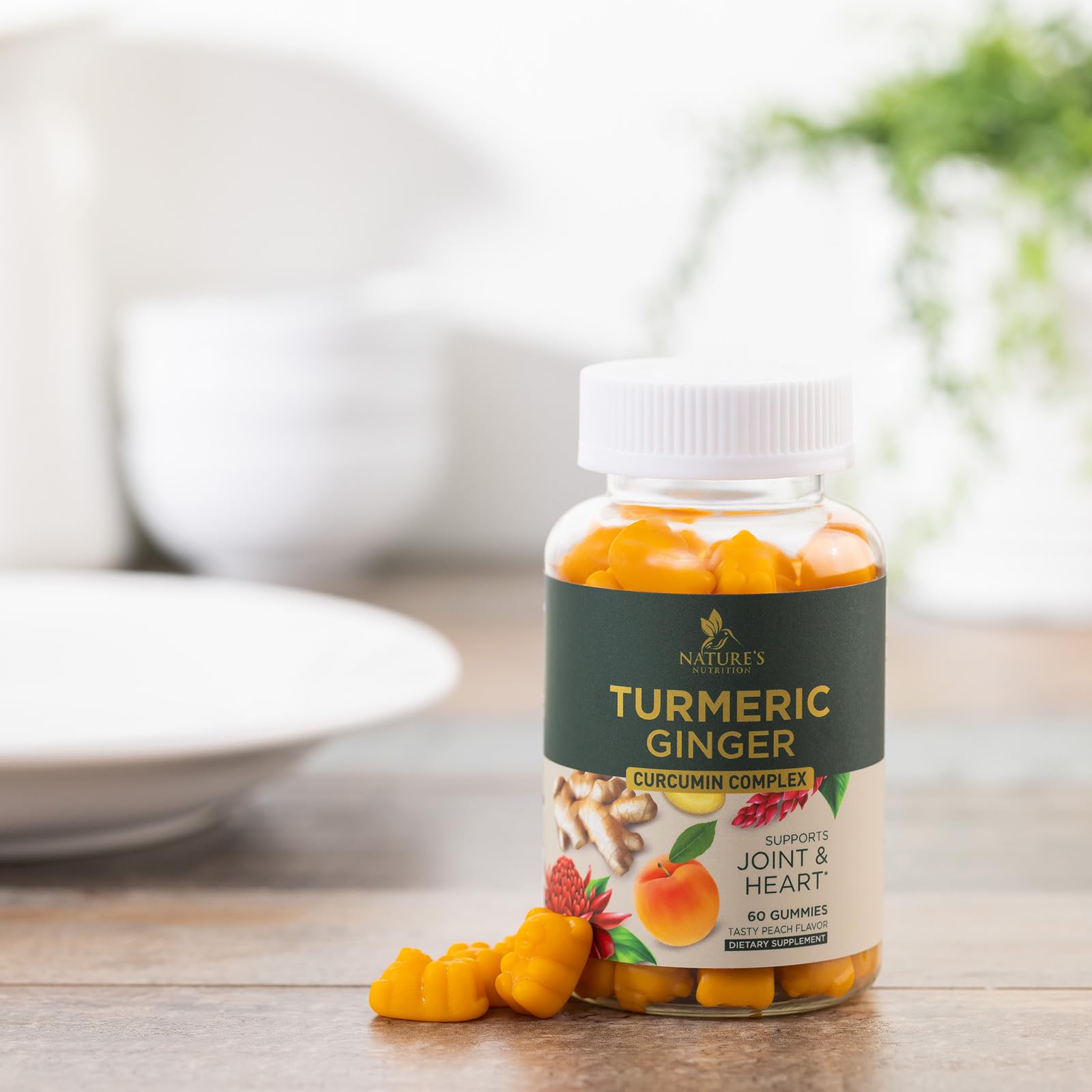 Nature's Nutrition joint support gummies serving size and easy chews