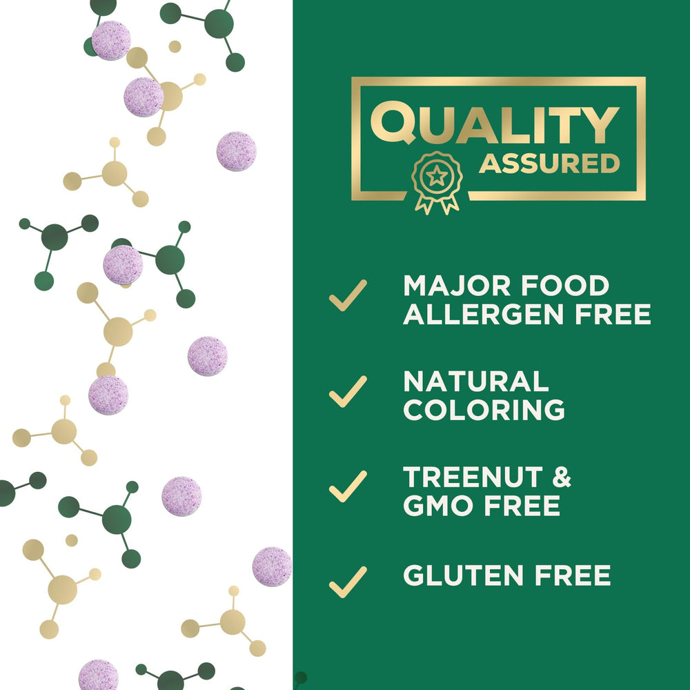 Nature's Nutrition kid-friendly B12 chewables offer gentle daily energy.