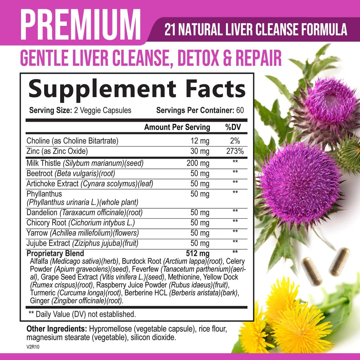 Closeup of Nature's Nutrition Liver Cleanse capsules highlighting veggie capsules for gentle detox