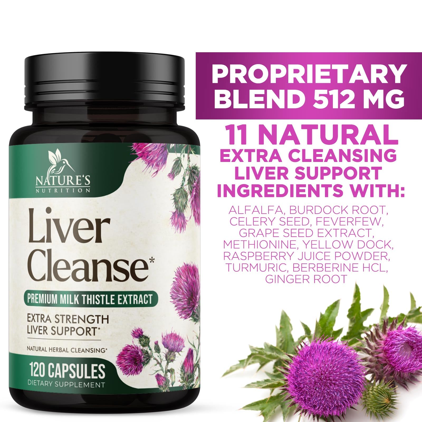 Nature's Nutrition Liver Cleanse turmeric and beetroot for antioxidant support