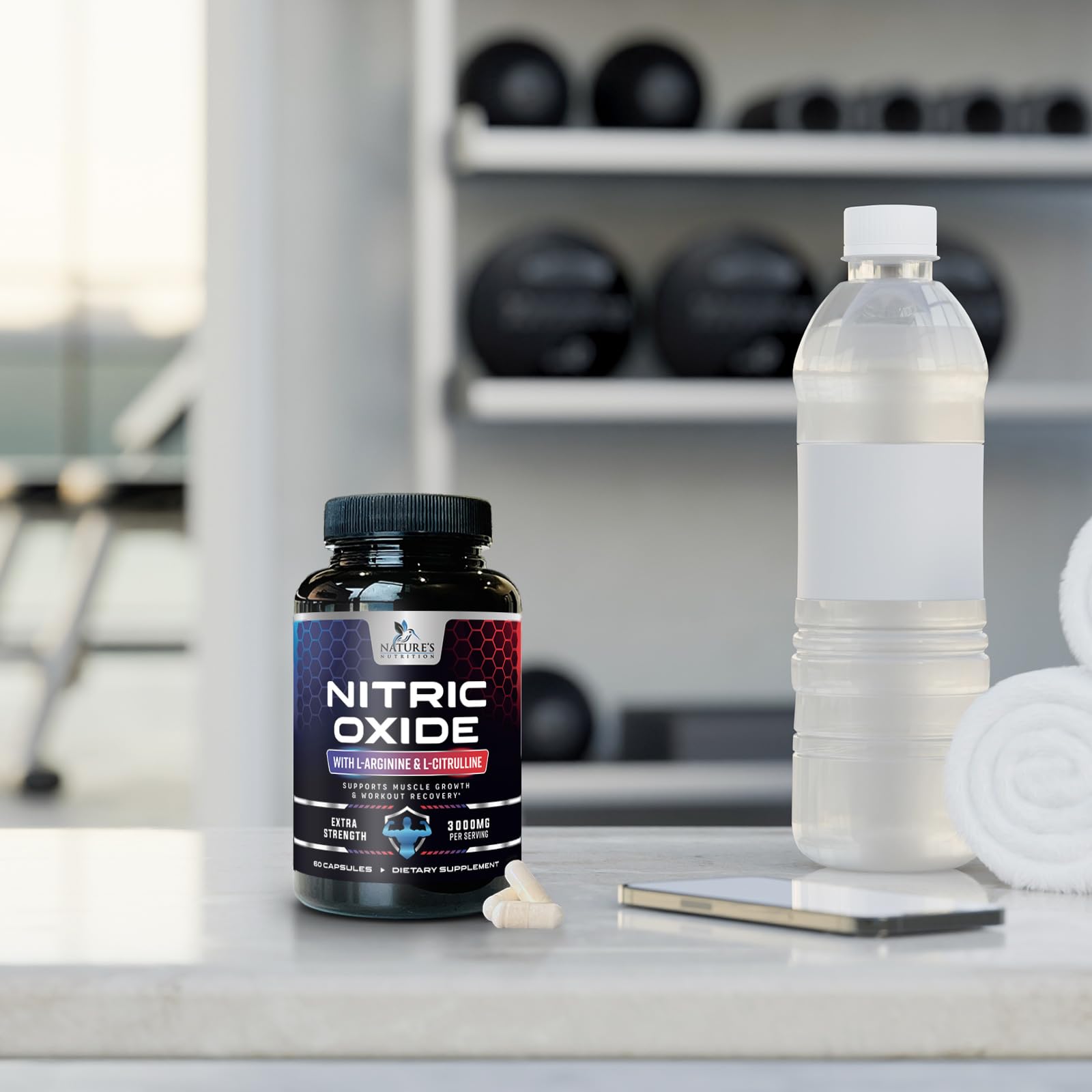 Nature's Nutrition made-in-USA facility seal reassures quality control.