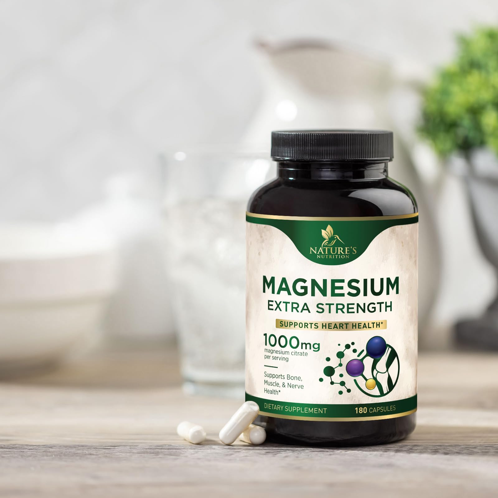 Nature's Nutrition capsules-in-blister view illustrating convenient daily dose.