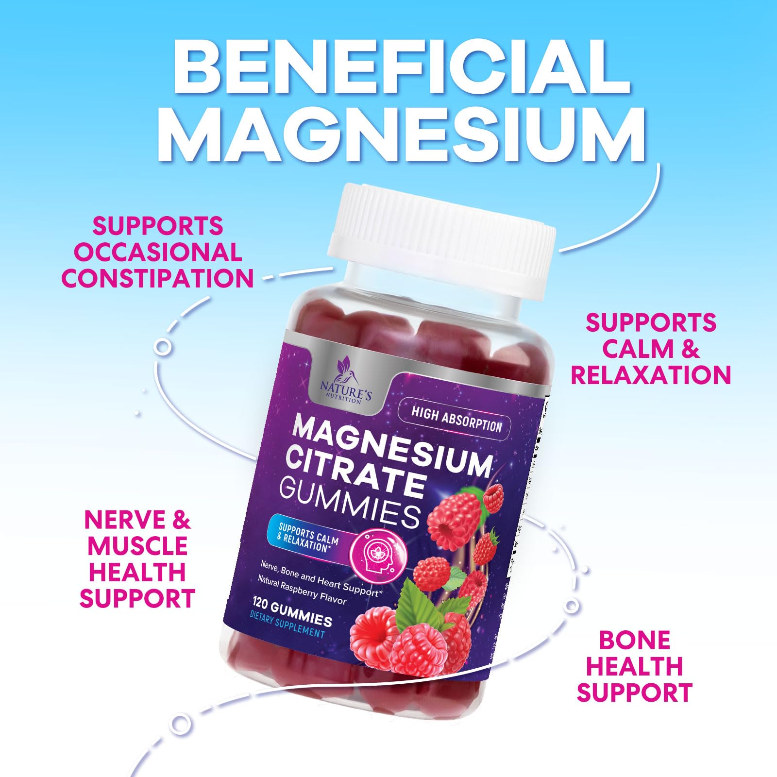 Nature's Nutrition magnesium citrate gummies adults enjoy a simple, flavorful daily routine