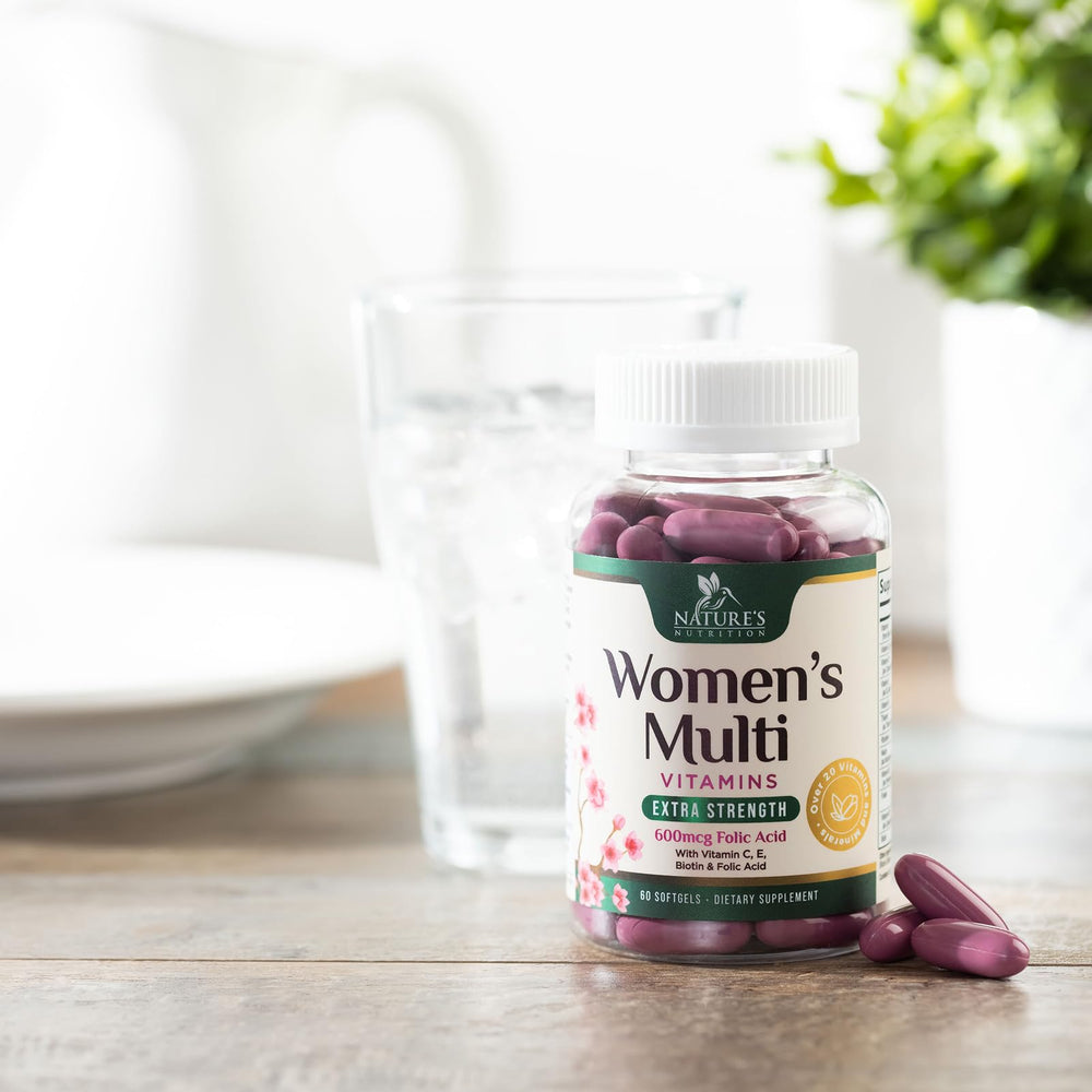 Nature's Nutrition Multivitamínico Mujer: antioxidantes para piel saludable