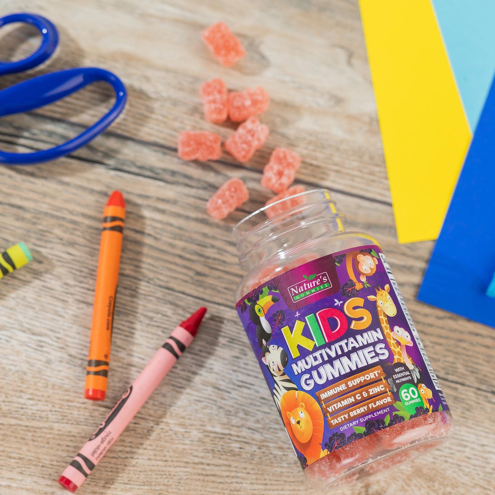 Nature's Nutrition útil para edades de 2 a 12 años, dosis diaria