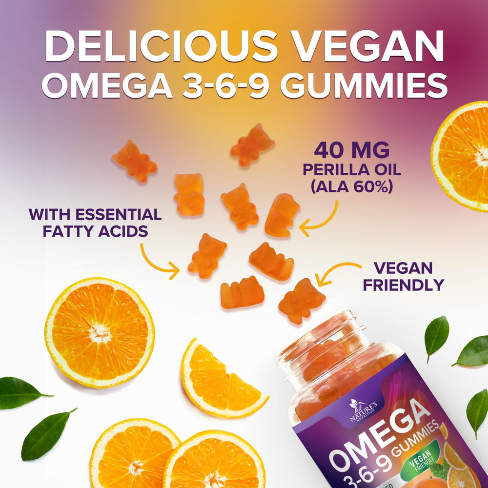 Gomitas Nature's Nutrition sin OGM, aptas para dietas veganas.