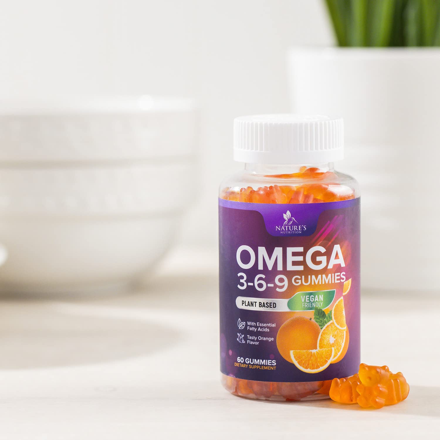 Experiencia de consumo agradable con sabor a naranja de Nature's Nutrition.