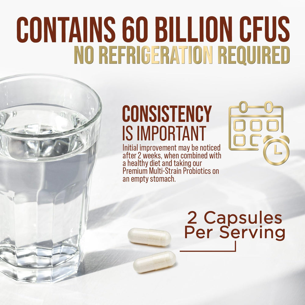 Nature's Nutrition Probiotics lifestyle shot suggesting daily routine integration.