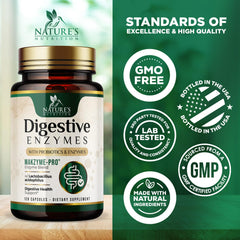 Nature's Nutrition probiotics and prebiotics capsules for gut health