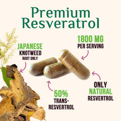 Nature's Nutrition Resveratrol knotweed extract emphasizes trans-resveratrol source
