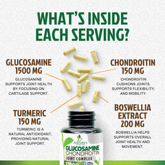 Nature's Nutrition turmeric and boswellia boosted formula for joint comfort.