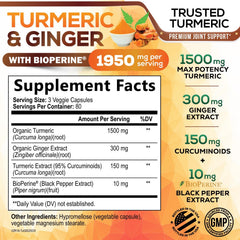 Nature's Nutrition capsules close-up highlighting 1950mg potency