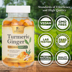 Black pepper on Nature's Nutrition label supports absorption.