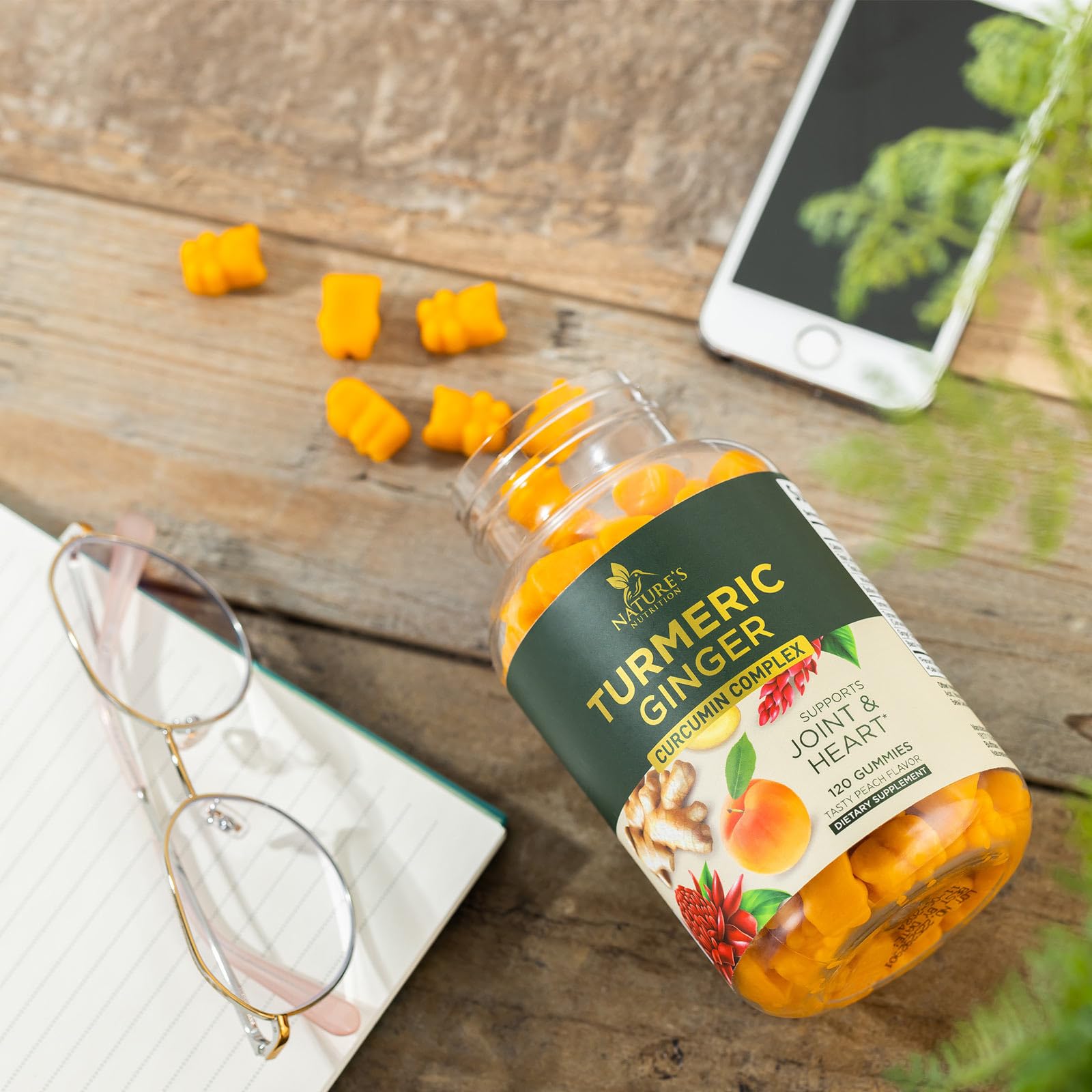 Family-friendly Nature's Nutrition gummies used in daily routines