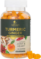Nature's Nutrition Turmeric Gummies peach pack shot showing a tasty daily option
