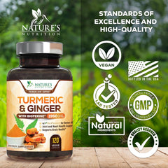 Nature's Nutrition vegan non-GMO capsules for clean daily use