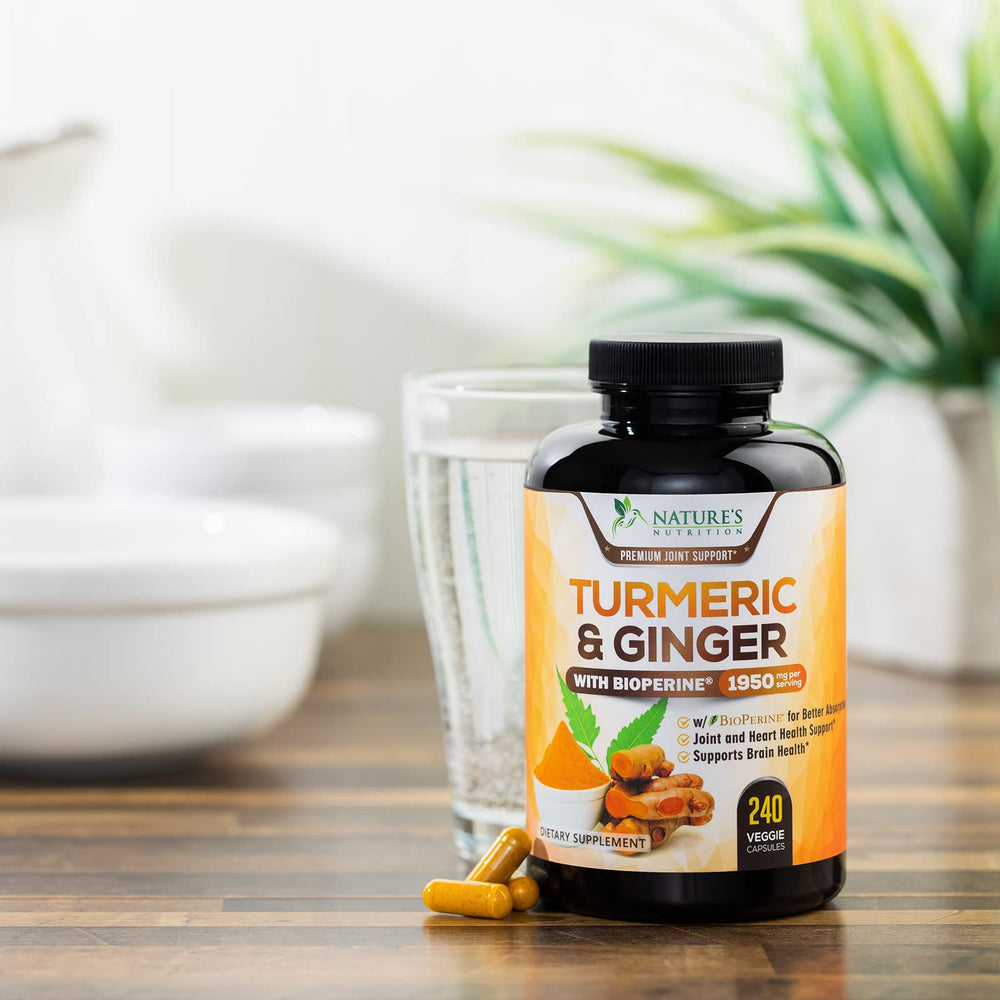 Nature's Nutrition wellness collage emphasizes potency and quality