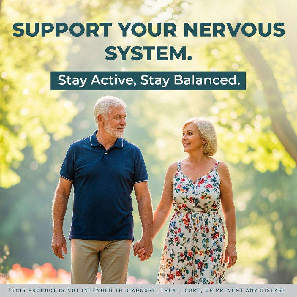 Nature’s NutriWave NerveCalm USA-made label.
