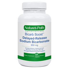 Nature's Path Nutraceuticals Sodium Bicarbonate 650mg tablets bottle for daily hydration support