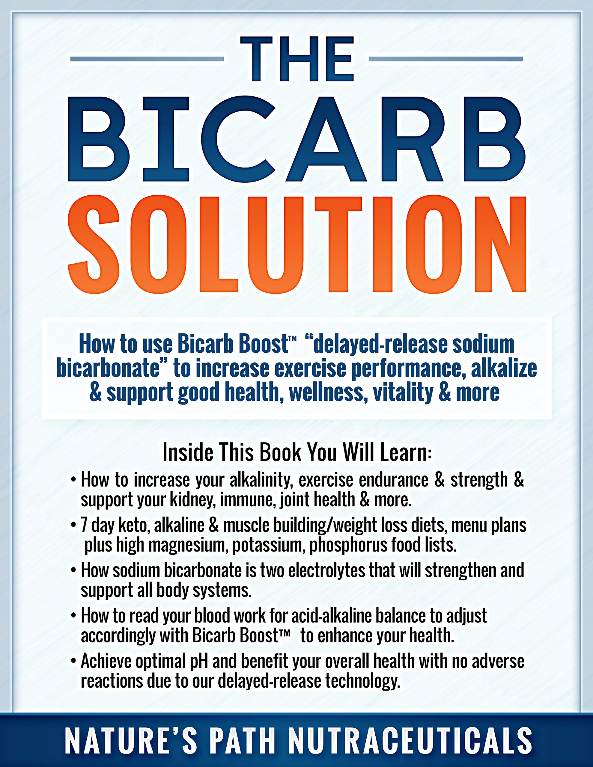 Nature's Path Nutraceuticals bottle on hydration-focused tablet context