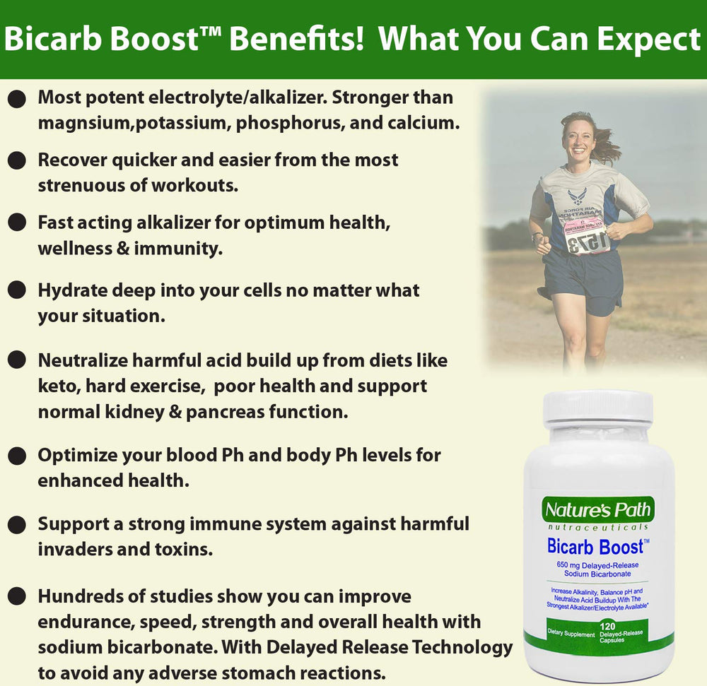 Nature's Path Nutraceuticals 650mg tablets ready for pre-workout endurance use