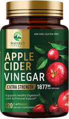 Nature’s Peak ACV capsules bottle shown for daily wellness support