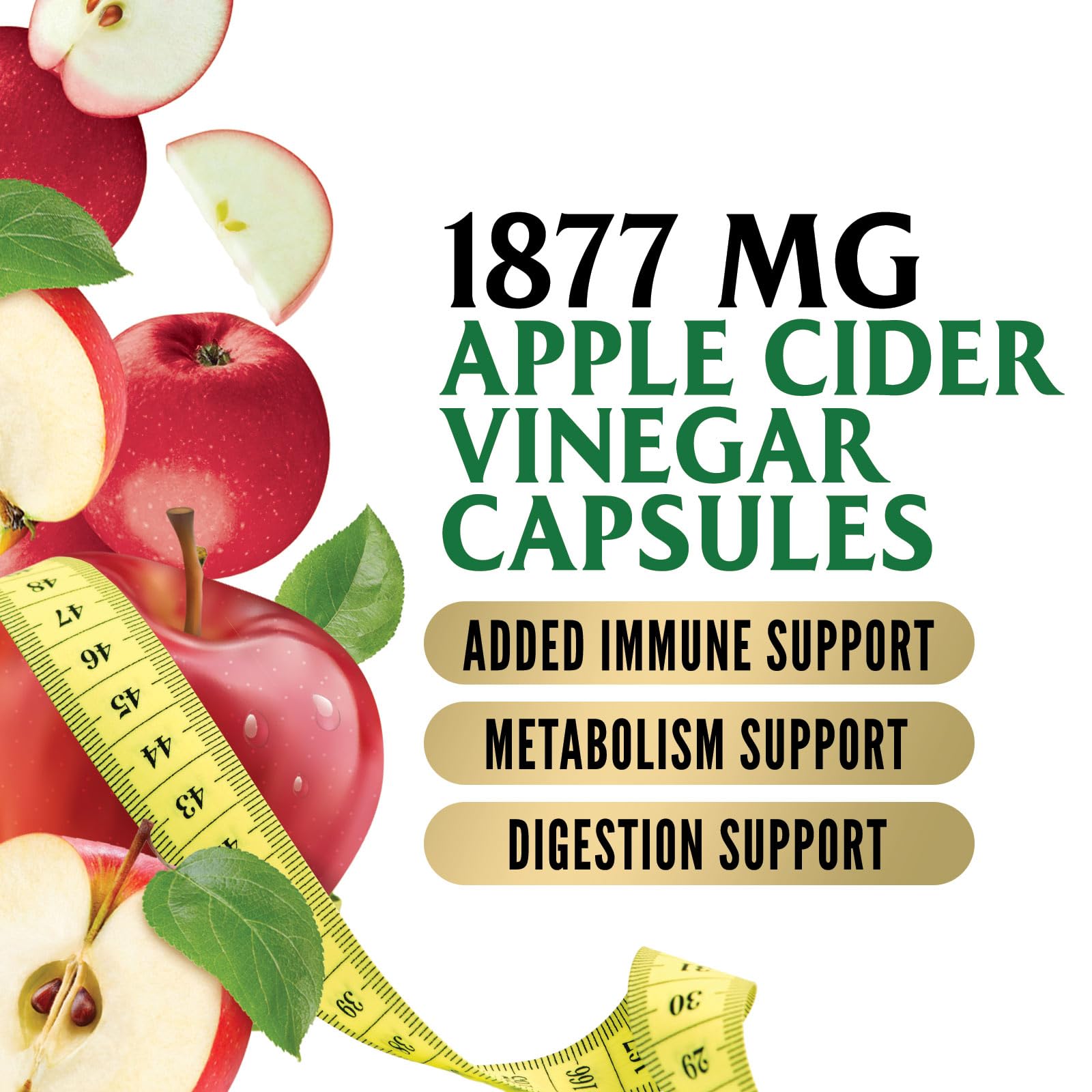 Nature’s Peak ACV capsules easy to swallow and taste-free