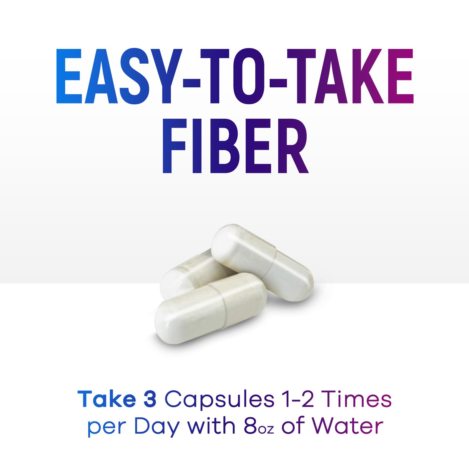 Nature's Peak daily-use imagery highlights simple routine for fiber intake.