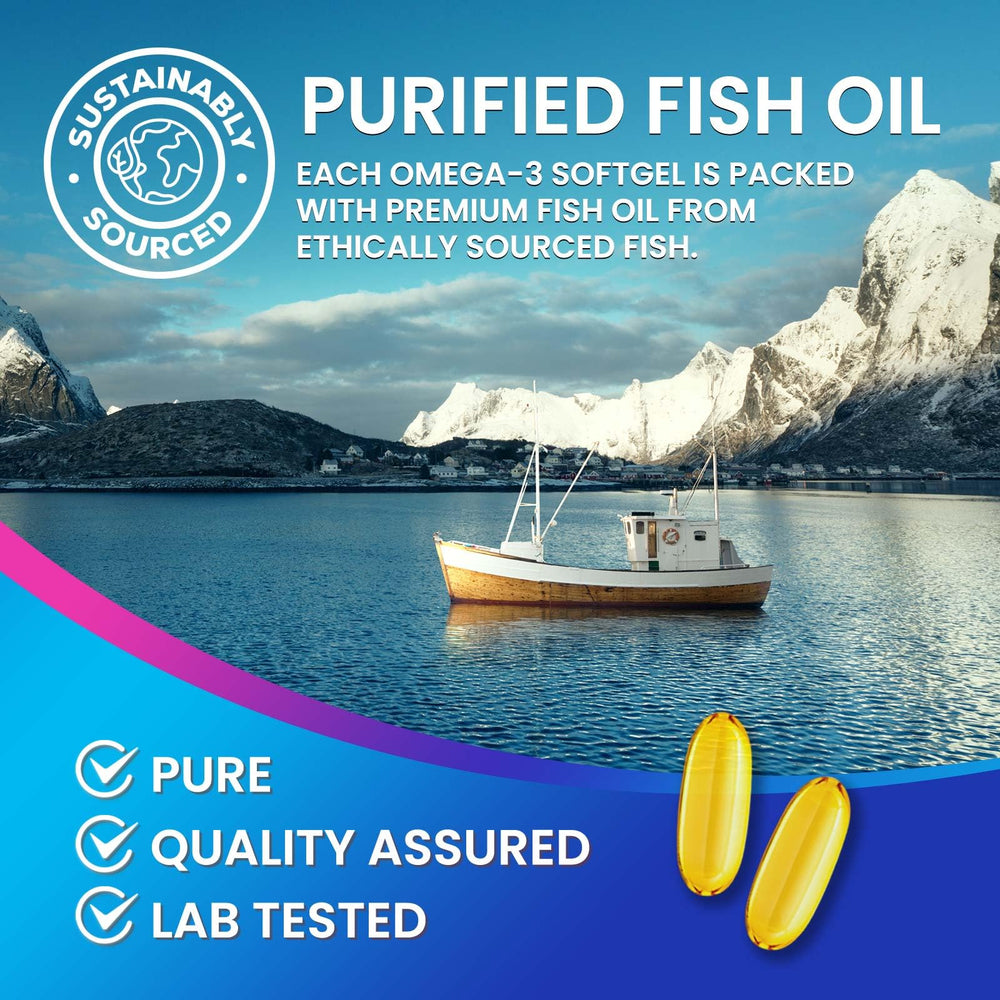 Nature's Peak Omega-3: dosis de 2400 mg por porción para facilitar la rutina diaria.