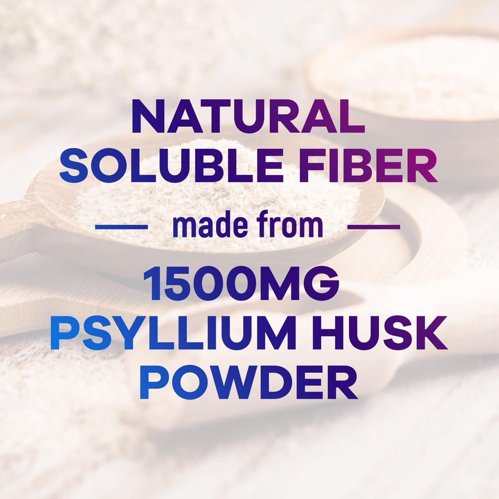 Nature's Peak psyllium husk packaging displays gluten-free and non-GMO quality labels.