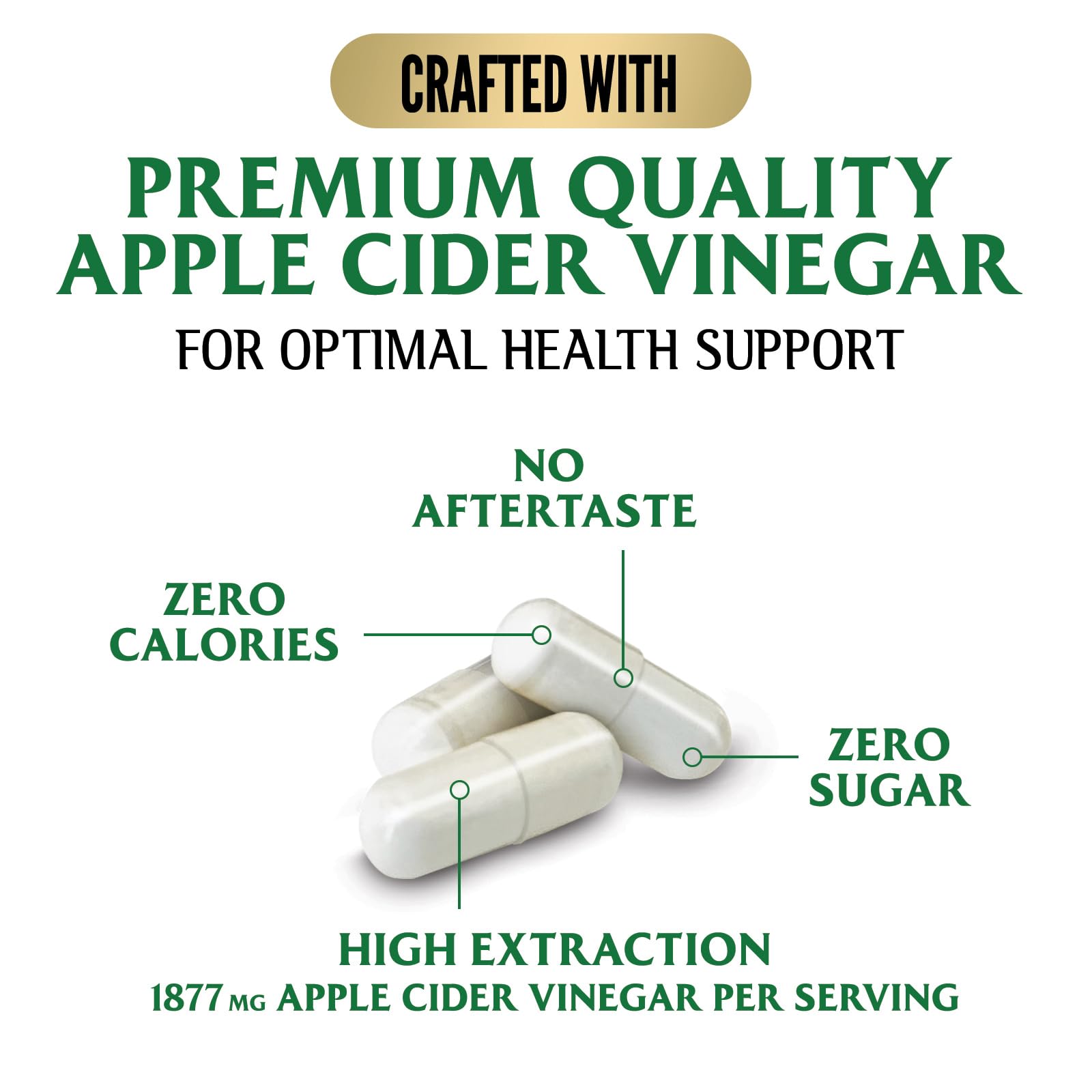 Nature's Peak zinc en cápsulas para defensa nutricional diaria.