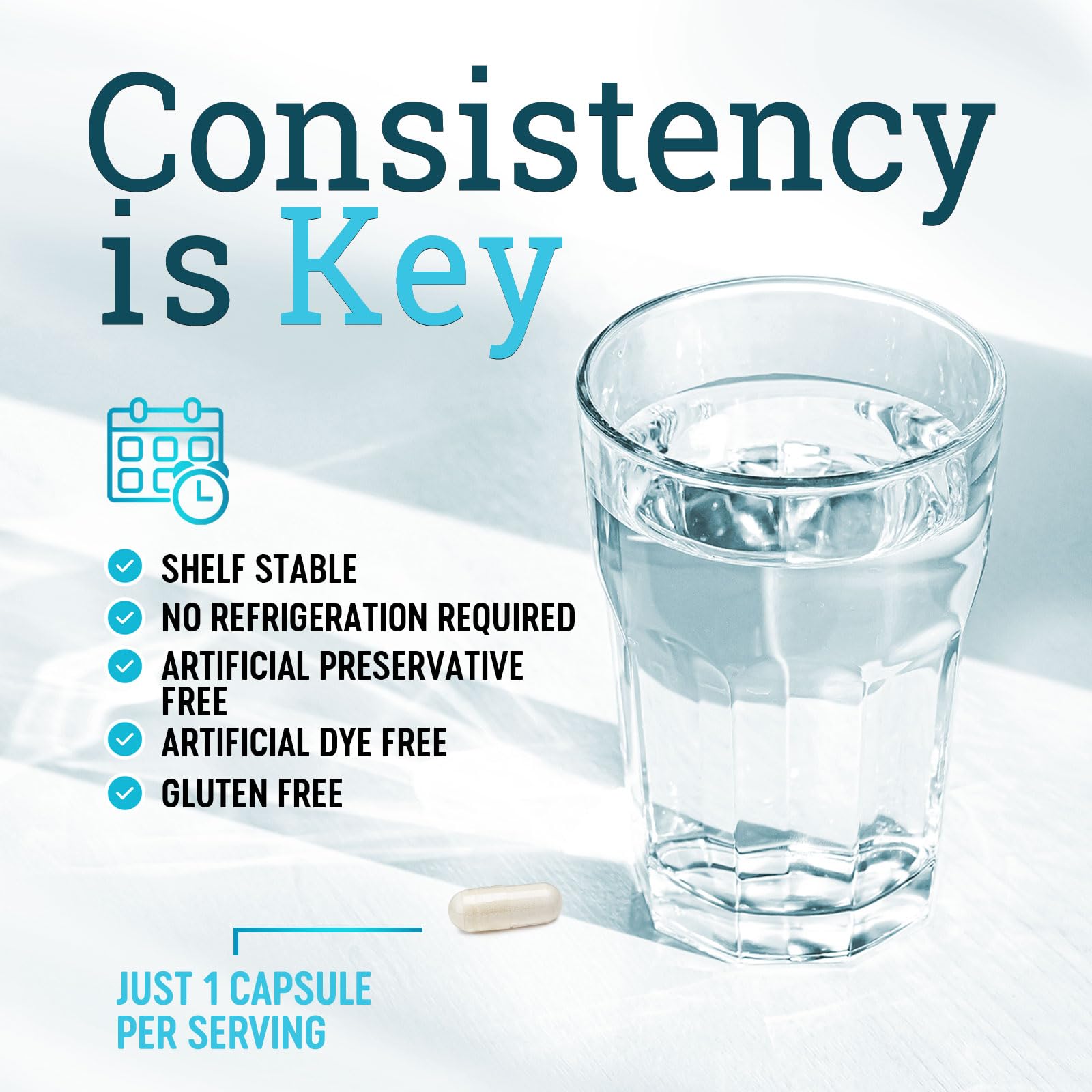 Nature's Physician Probiotics daily-use scene showing routine digestive wellness