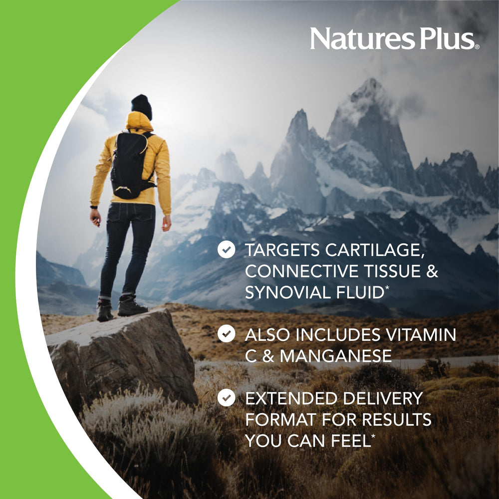 Nature's Plus Advanced Therapeutics MSM-rich formula supports joint comfort and mobility.