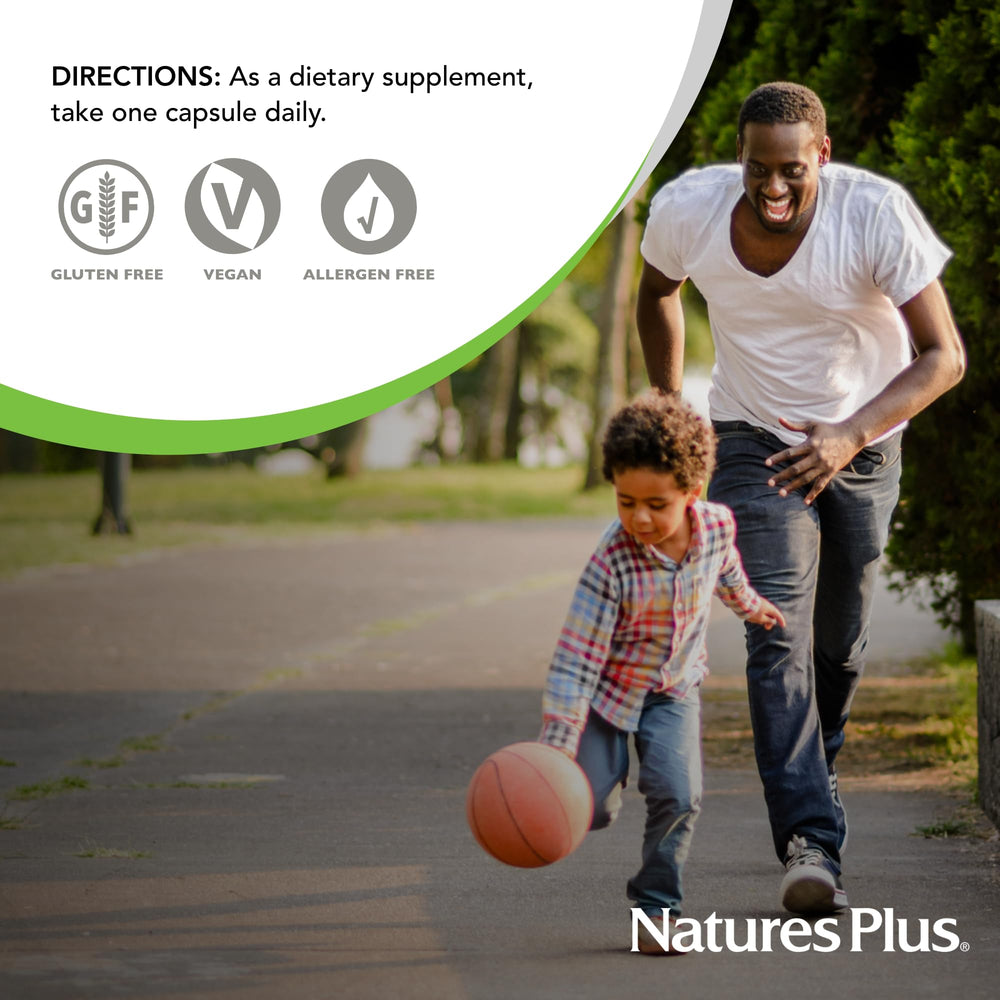 Natures Plus DHEA 10 packaging in hand conveys convenient 90 servings for routine use.