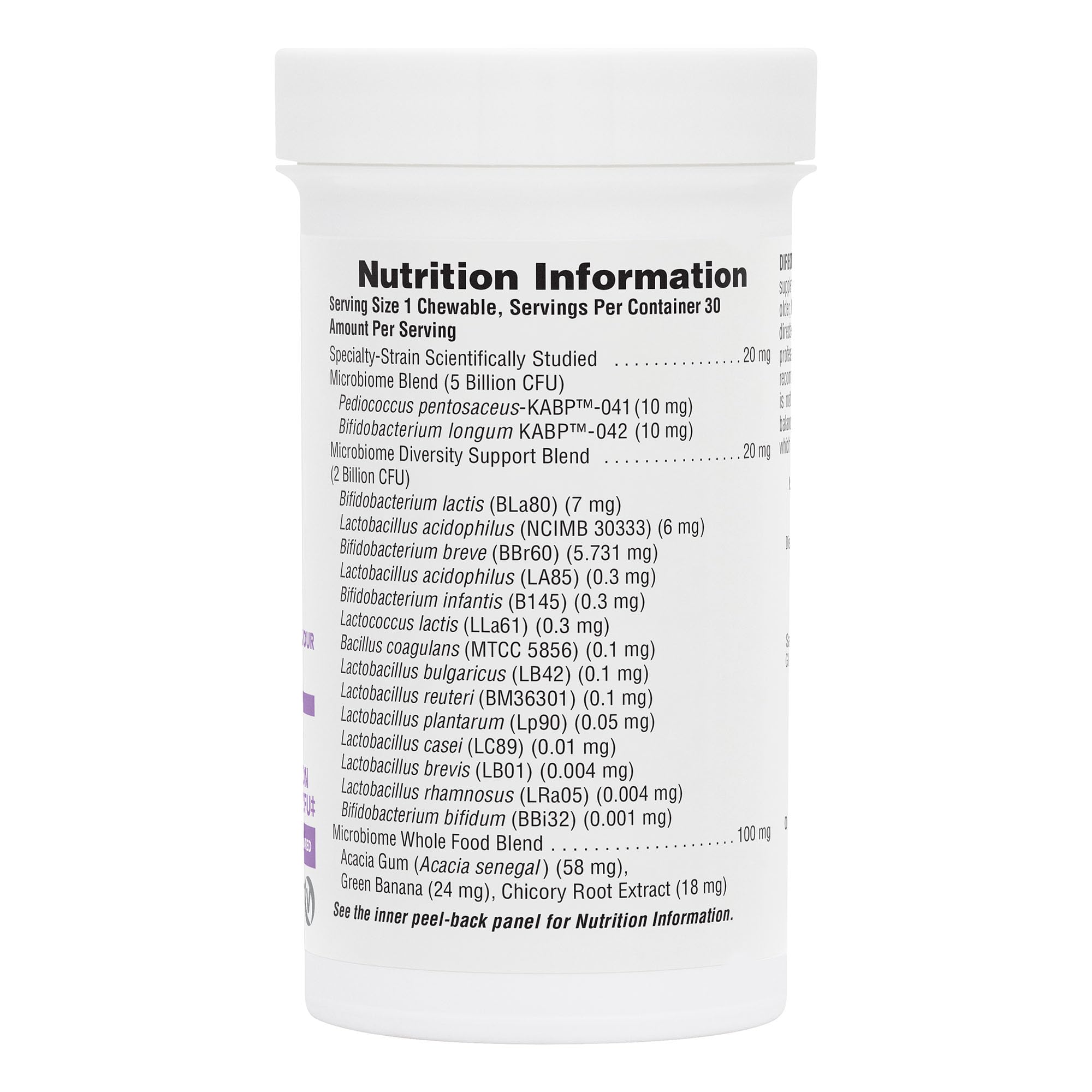 Nature's Plus GI Natural Probiotic Kids label shows gluten-free and sugar-free formula