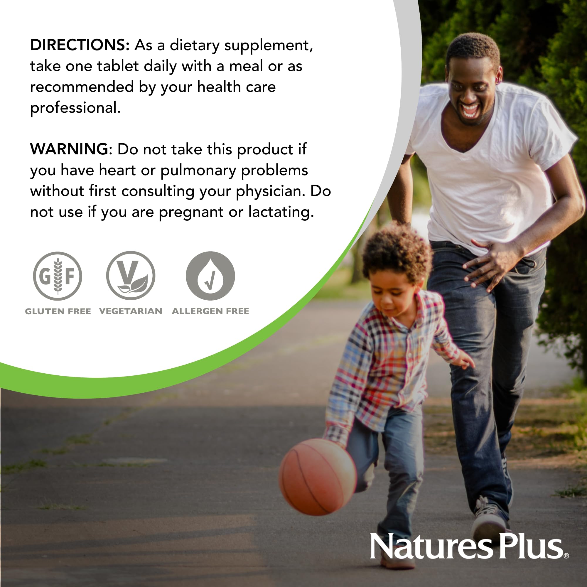 Nature's Plus Huperzine Rx-Brain capsule close-up implies easy everyday use