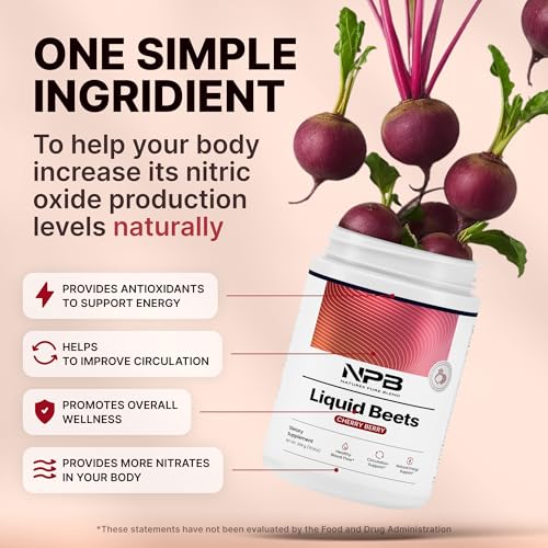 Beet root powder dissolving in water near glass, easy mix for quick daily circulation.