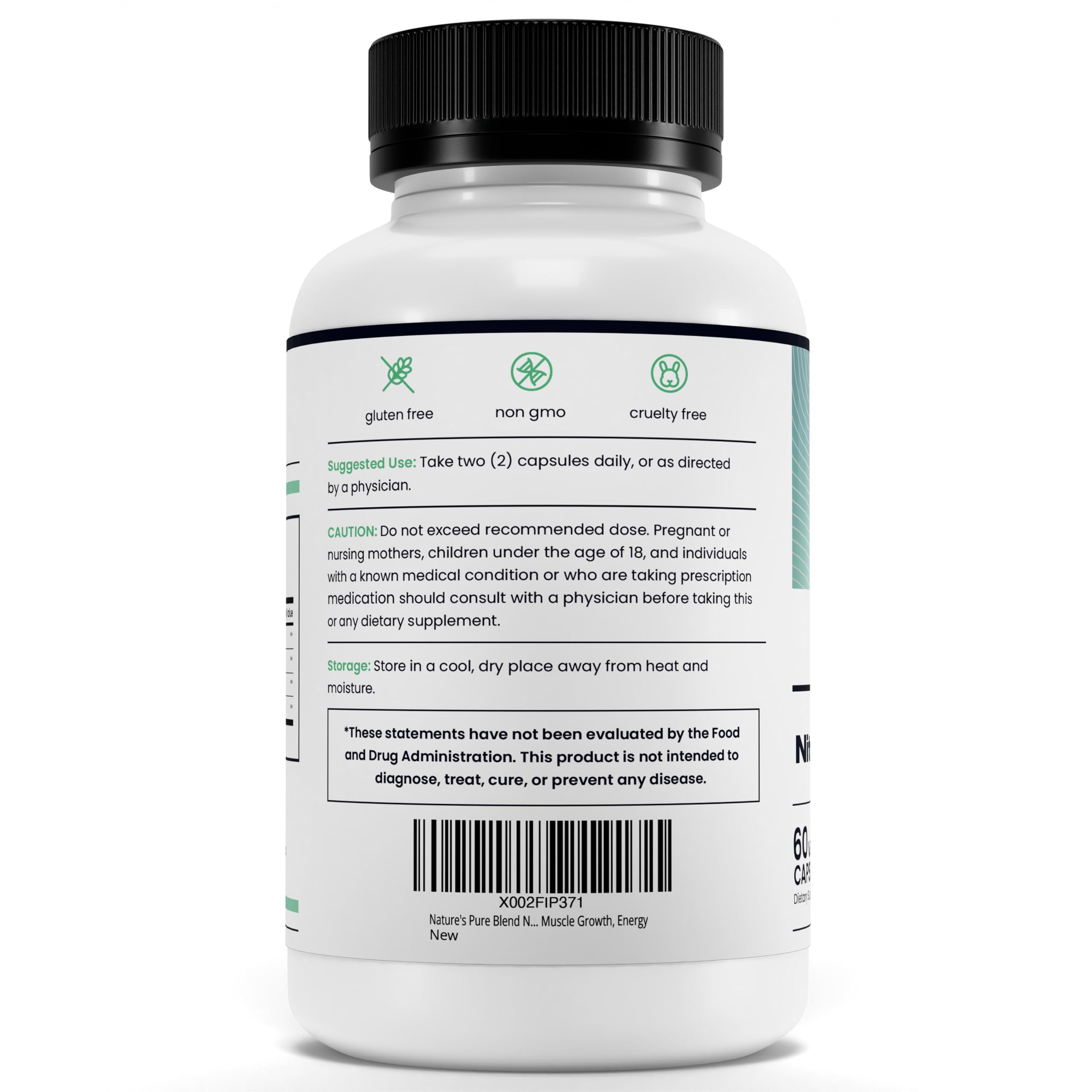 Nature's Pure Blend packaging box conveys clear product information