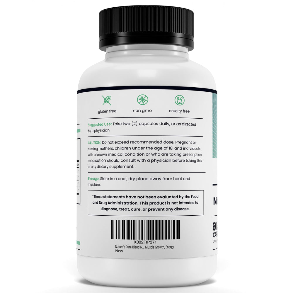 Nature's Pure Blend packaging box conveys clear product information