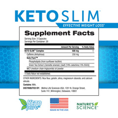 Close-up of Keto Slim ingredients highlighting energy-supporting components