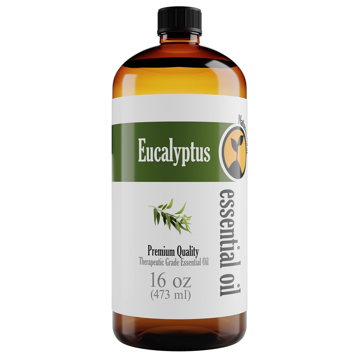 Natures-Star eucalyptus oil bottle in amber glass ideal for diffuser use.