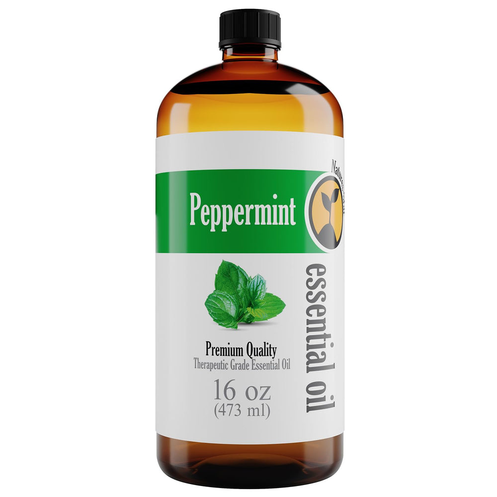 Natures-Star peppermint oil 16oz bottle for refreshing DIY sprays and blends
